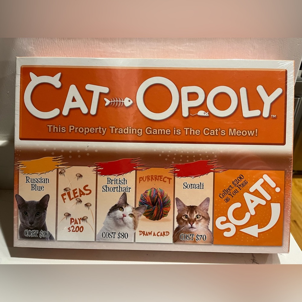 CatOpoly board game, new in sealed box